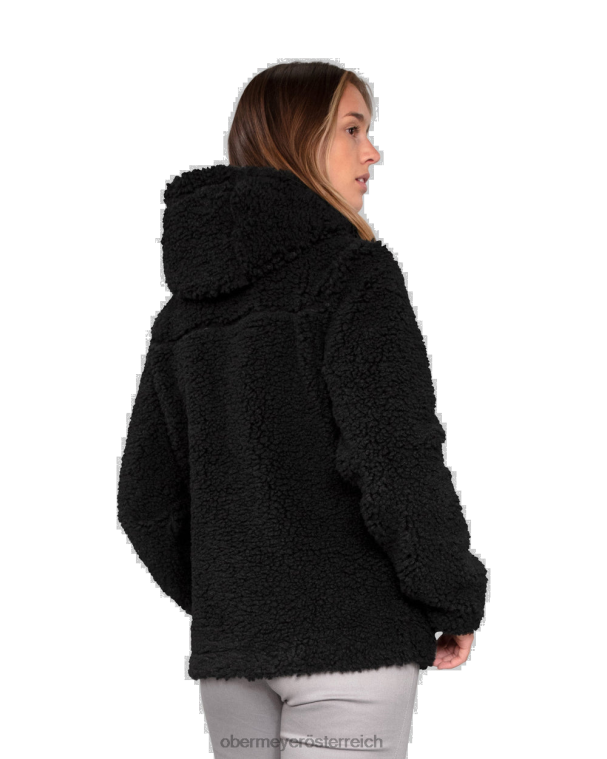Amelia Sherpa-Jacke Obermeyer Schwarz R20L8305 Kleidung