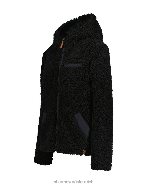 Amelia Sherpa-Jacke Obermeyer Schwarz R20L8305 Kleidung