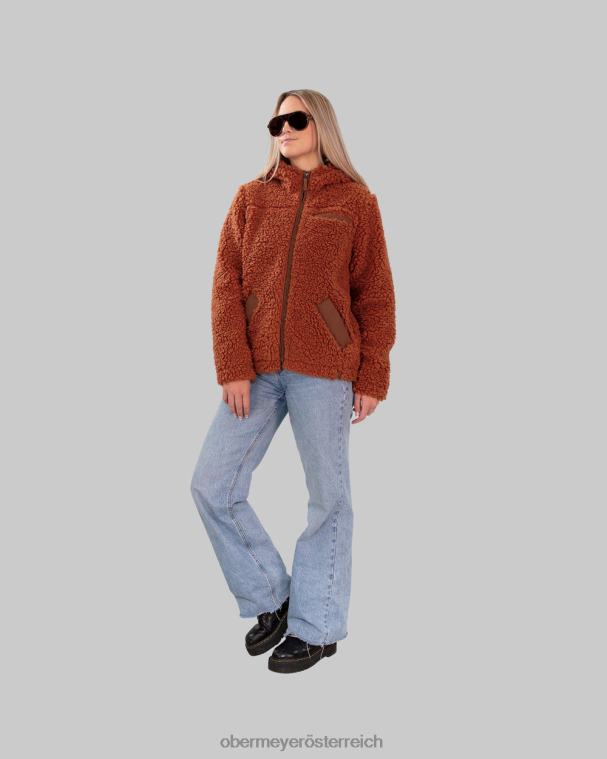 Amelia Sherpa-Jacke Obermeyer Terrakotta R20L8303 Kleidung
