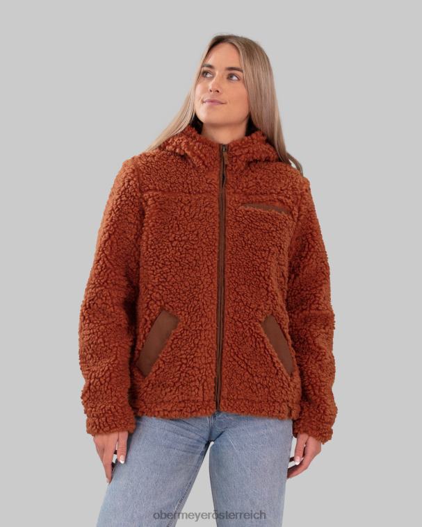 Amelia Sherpa-Jacke Obermeyer Terrakotta R20L8303 Kleidung