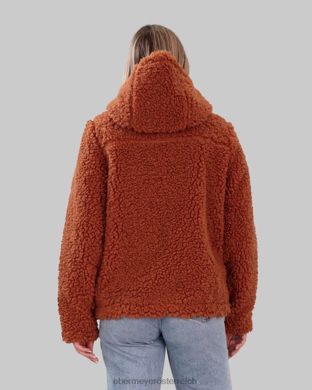 Amelia Sherpa-Jacke Obermeyer Terrakotta R20L8303 Kleidung