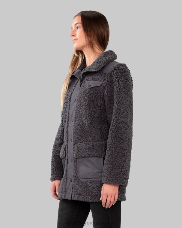 Andie Sherpa-Jacke Obermeyer Kohle R20L8281 Kleidung