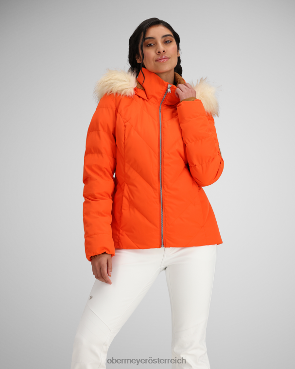 Bombenjacke Obermeyer kandierte Orange R20L852 Kleidung