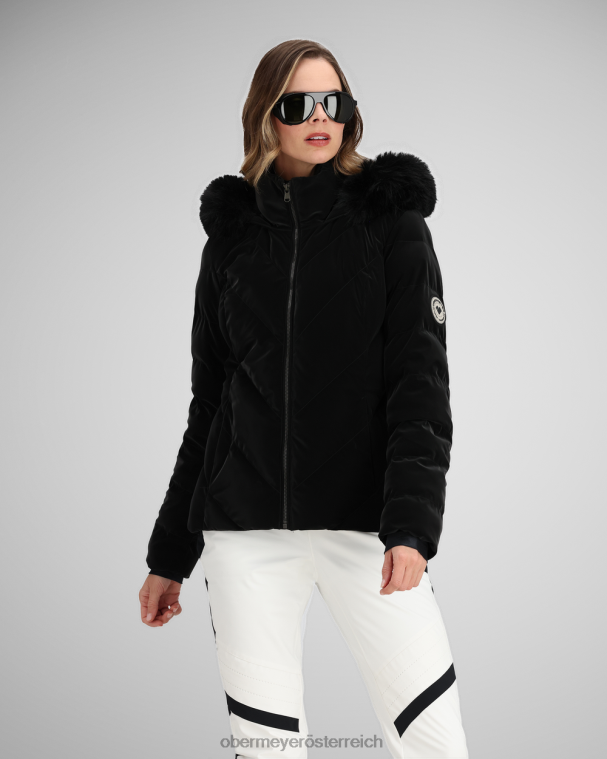 Bombshell-Luxusjacke Obermeyer Matt-schwarz R20L8239 Kleidung