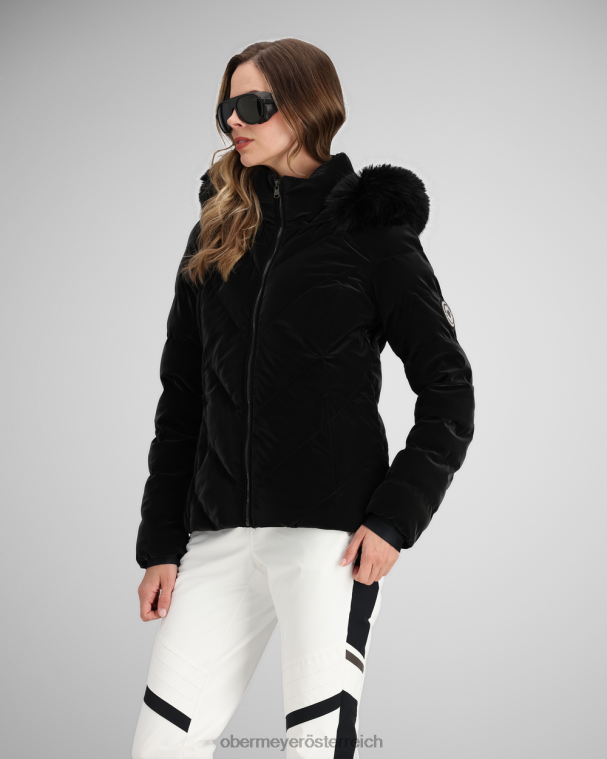 Bombshell-Luxusjacke Obermeyer Matt-schwarz R20L8239 Kleidung