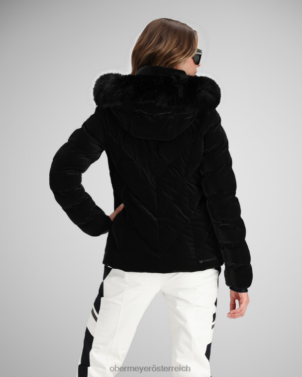 Bombshell-Luxusjacke Obermeyer Matt-schwarz R20L8239 Kleidung