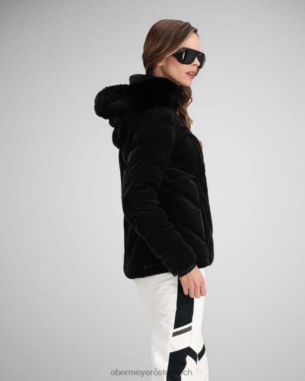 Bombshell-Luxusjacke Obermeyer Matt-schwarz R20L8239 Kleidung