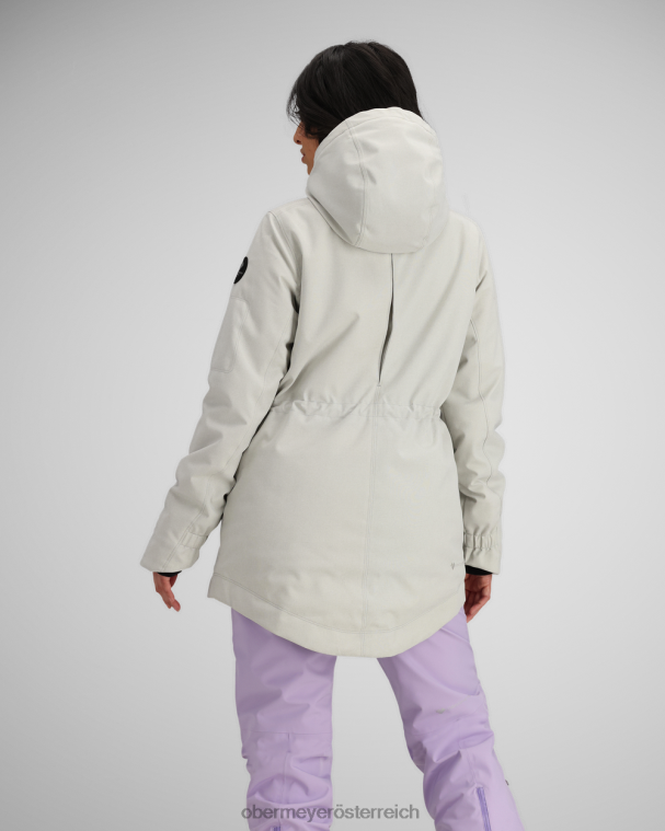 Celestia-Jacke Obermeyer silbernes Leinen R20L8210 Kleidung