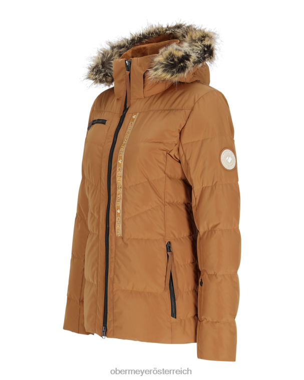 Circle Daunenjacke Obermeyer brauner Zucker R20L86 Kleidung