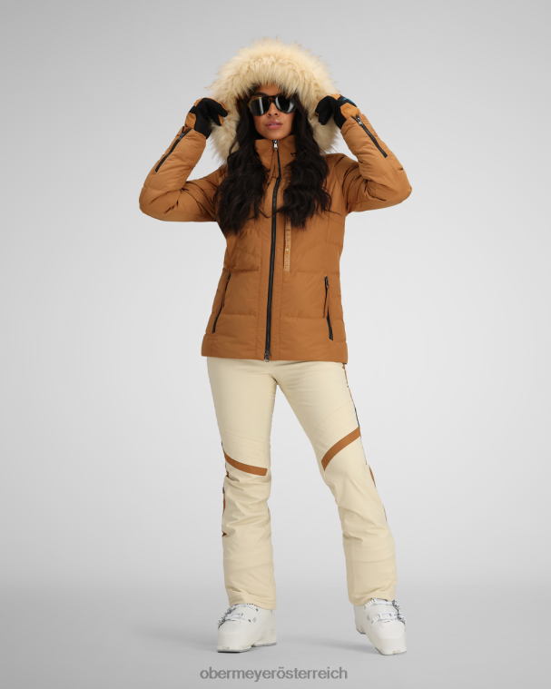 Circle Daunenjacke Obermeyer brauner Zucker R20L86 Kleidung