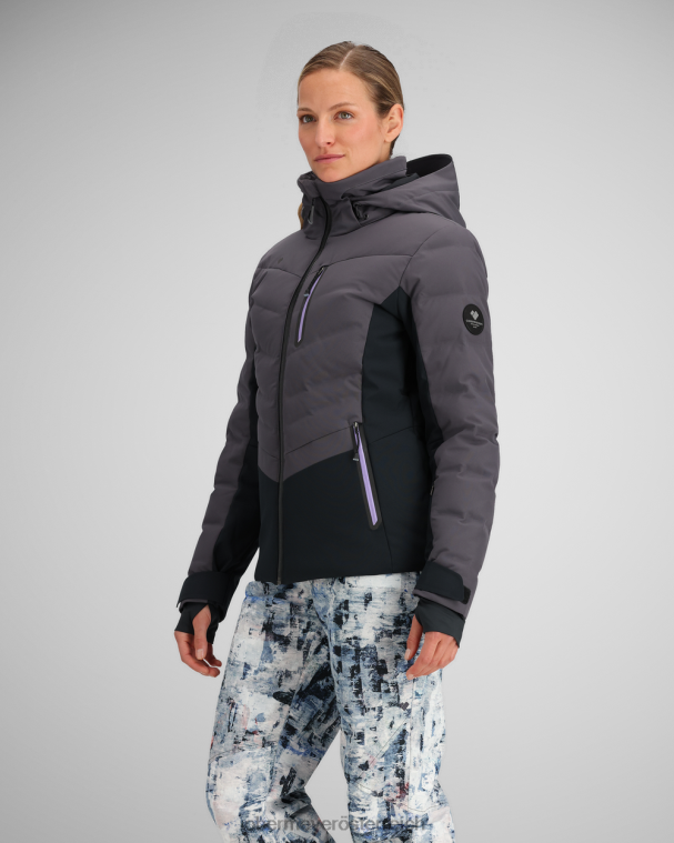 Cosima Daunenjacke Obermeyer Basalt R20L814 Kleidung