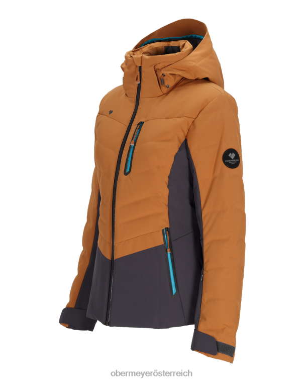 Cosima Daunenjacke Obermeyer brauner Zucker R20L816 Kleidung