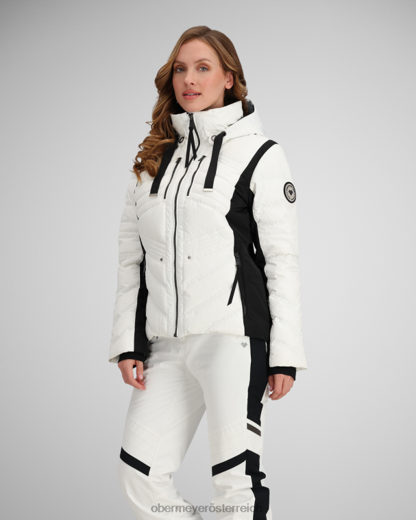 Devon Daunenjacke Obermeyer Weiß R20L873 Kleidung