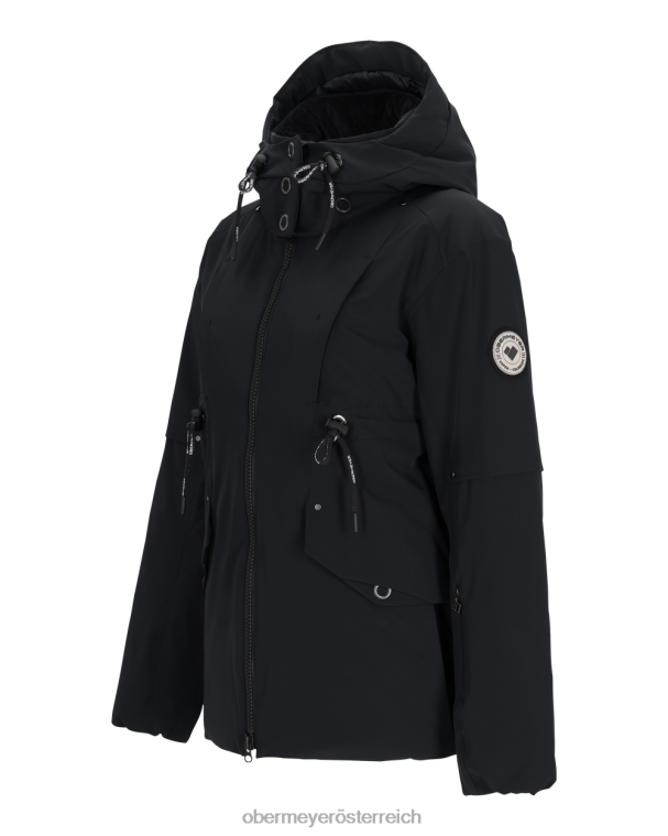 Meribel Daunenjacke Obermeyer Schwarz R20L8231 Kleidung