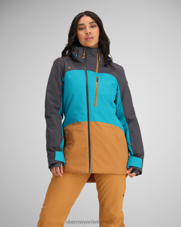 erste Stuhljacke Obermeyer mach mich blaugrün R20L822 Kleidung