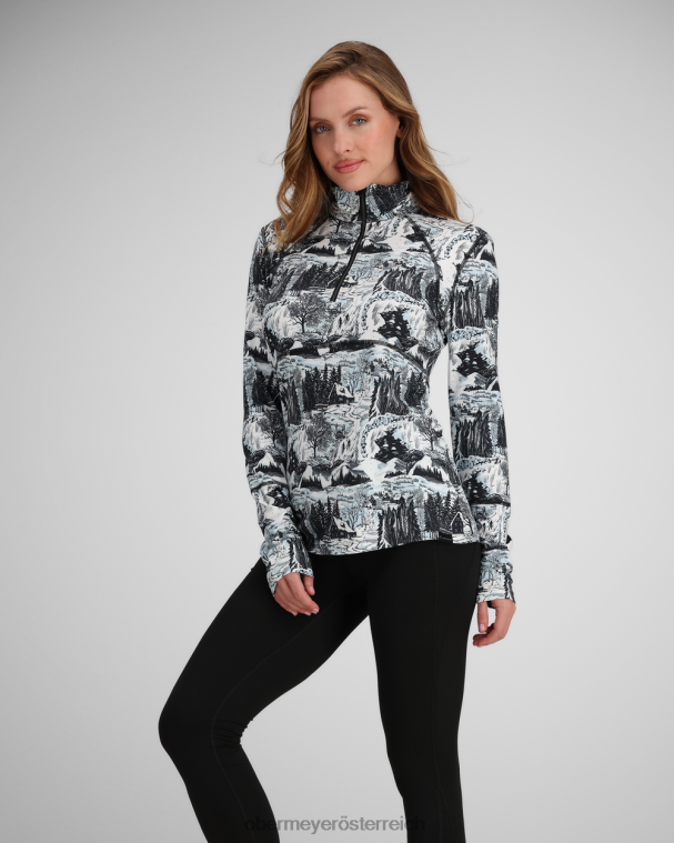 Entdecken Sie 1/4 Reißverschluss Obermeyer Holzblock R20L8182 Kleidung