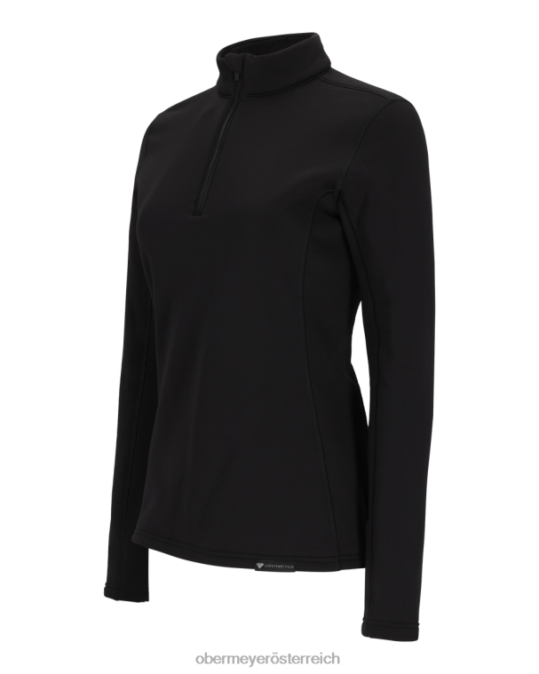 Wmns Ultragear 1/4-Reißverschluss Obermeyer Schwarz R20L8214 Kleidung