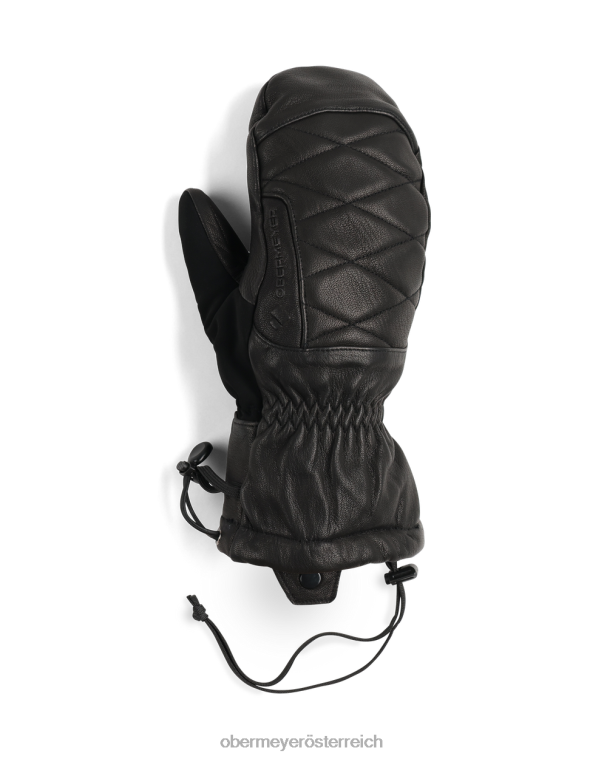Daunenhandschuh aus Leder Obermeyer Schwarz R20L877 Zubehörteil