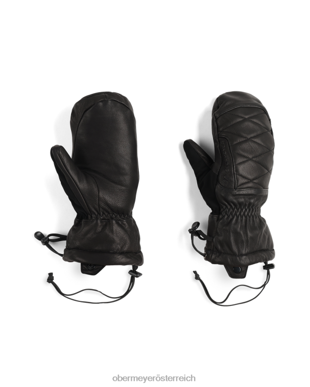 Daunenhandschuh aus Leder Obermeyer Schwarz R20L877 Zubehörteil
