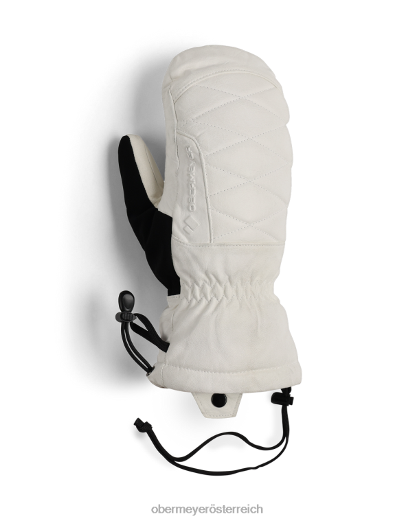 Daunenhandschuh aus Leder Obermeyer Weiß R20L878 Zubehörteil