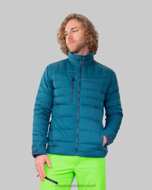 Klaus Daunenjacke Obermeyer blaue Agave R20L8357 Kleidung