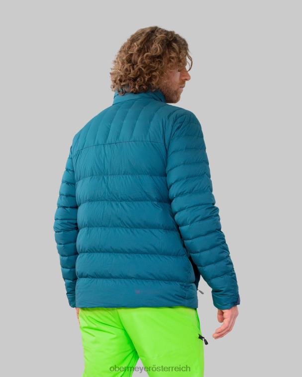 Klaus Daunenjacke Obermeyer blaue Agave R20L8357 Kleidung