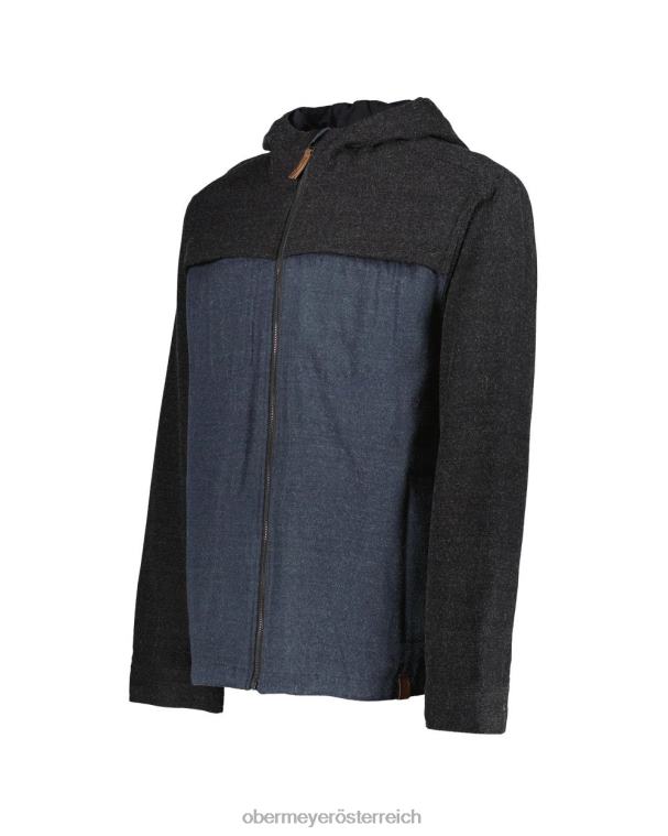 Wyatt Wolljacke Obermeyer rohes Indigo R20L8497 Kleidung