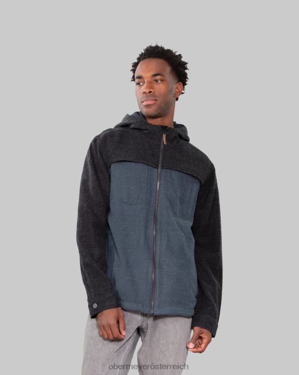 Wyatt Wolljacke Obermeyer rohes Indigo R20L8497 Kleidung