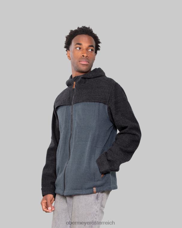 Wyatt Wolljacke Obermeyer rohes Indigo R20L8497 Kleidung