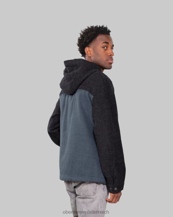 Wyatt Wolljacke Obermeyer rohes Indigo R20L8497 Kleidung