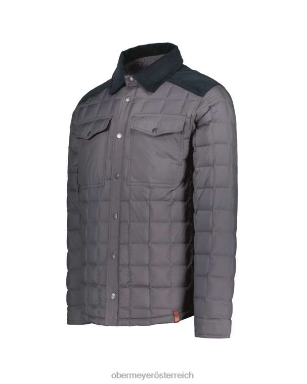 wilderes Daunenhemd Obermeyer Kohle R20L8374 Kleidung