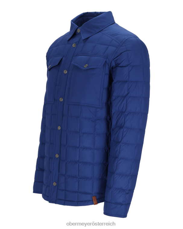 wilderes Daunenhemd Obermeyer Marine R20L8368 Kleidung