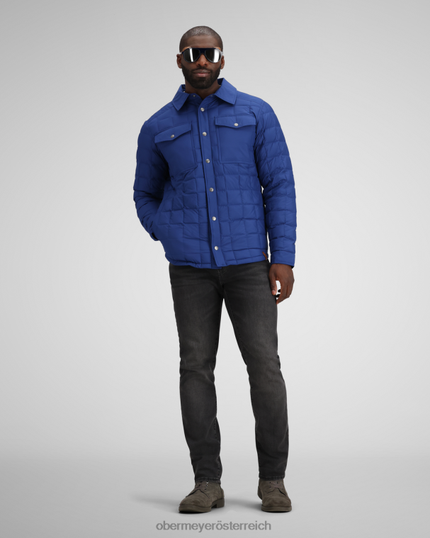 wilderes Daunenhemd Obermeyer Marine R20L8368 Kleidung