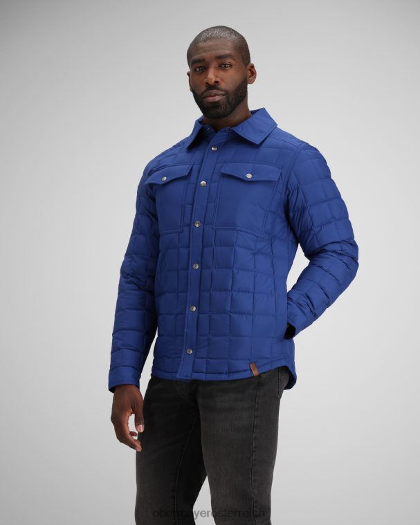 wilderes Daunenhemd Obermeyer Marine R20L8368 Kleidung