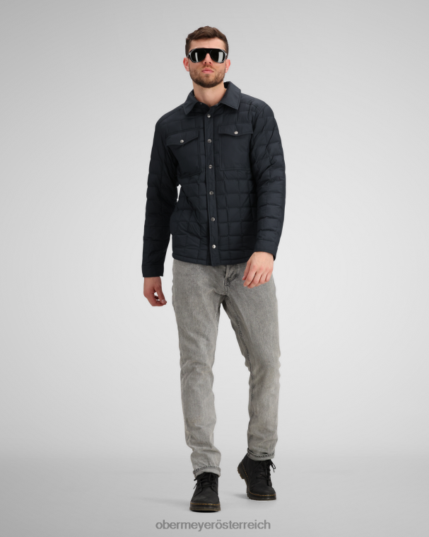 wilderes Daunenhemd Obermeyer Schwarz R20L8367 Kleidung