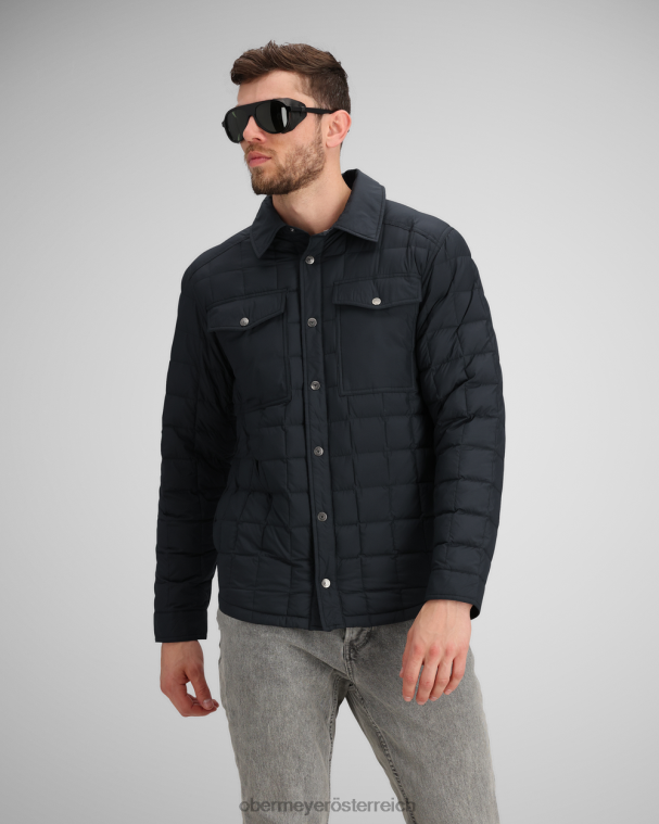 wilderes Daunenhemd Obermeyer Schwarz R20L8367 Kleidung