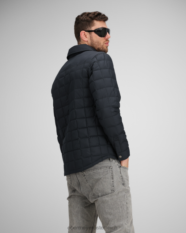 wilderes Daunenhemd Obermeyer Schwarz R20L8367 Kleidung