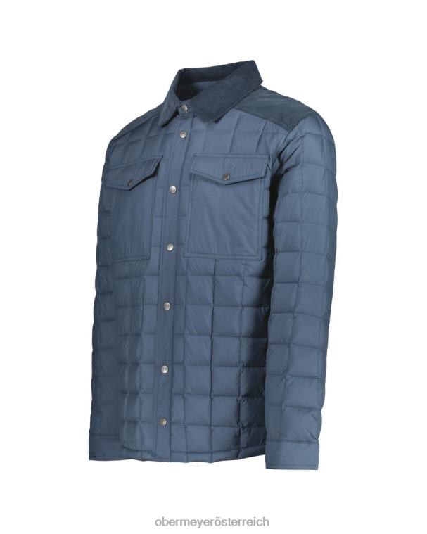 wilderes Daunenhemd Obermeyer rohes Indigo R20L8369 Kleidung