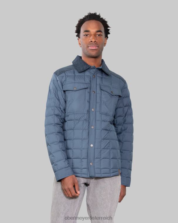 wilderes Daunenhemd Obermeyer rohes Indigo R20L8369 Kleidung