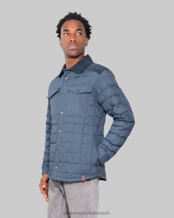 wilderes Daunenhemd Obermeyer rohes Indigo R20L8369 Kleidung