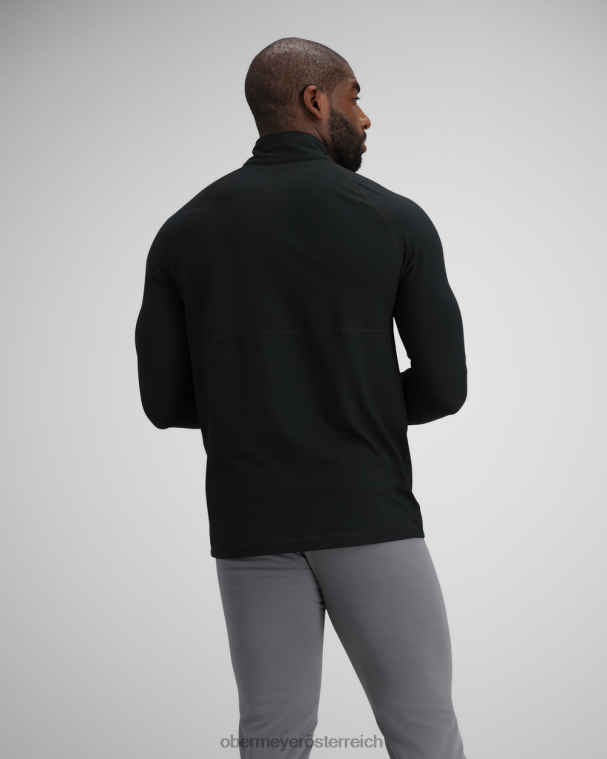 Flex 1/4 Reißverschluss Obermeyer Schwarz R20L8376 Kleidung