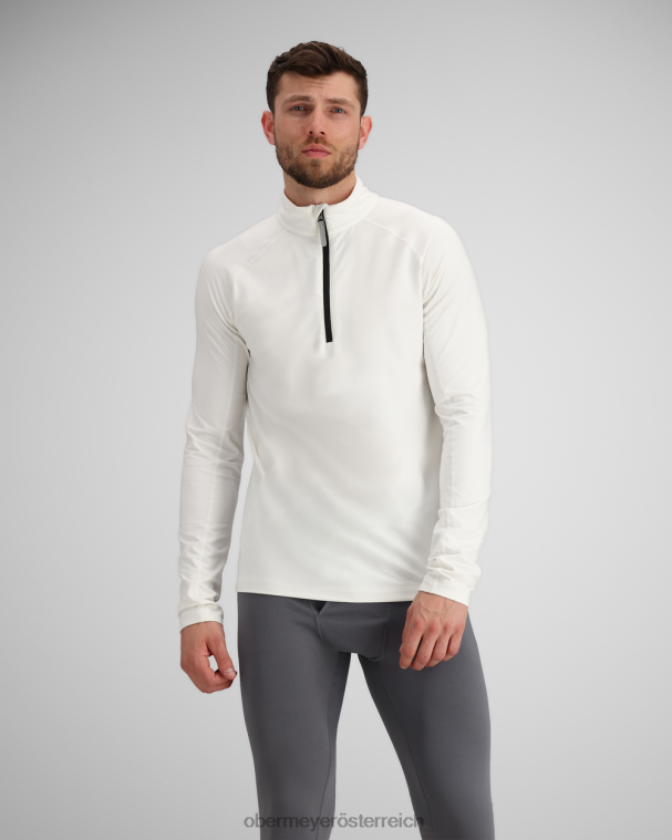 Flex 1/4 Reißverschluss Obermeyer Weiß R20L8377 Kleidung