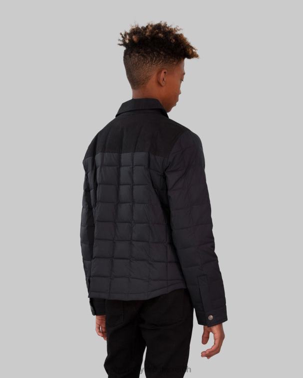 Wilder Puffy-Shirt für Jungen Obermeyer Schwarz R20L8694 Kleidung