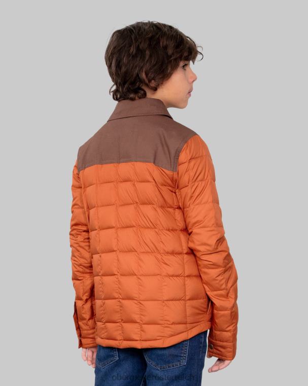 Wilder Puffy-Shirt für Jungen Obermeyer Terrakotta R20L8696 Kleidung