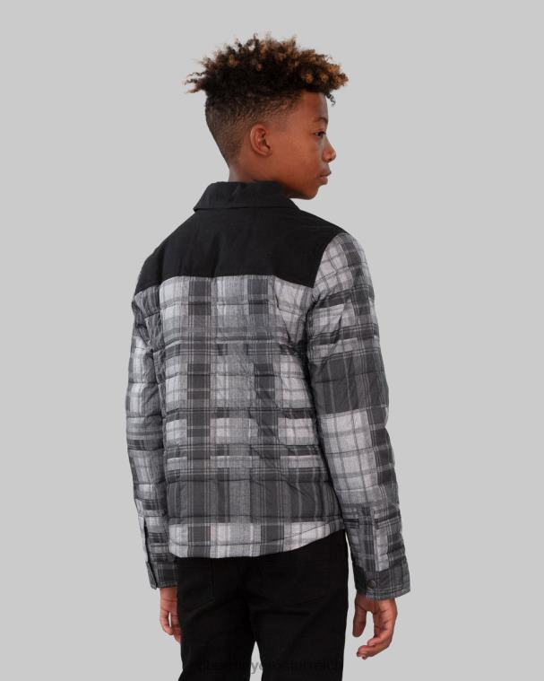 Wilder Puffy-Shirt für Jungen Obermeyer Waldarbeiter kariert R20L8697 Kleidung