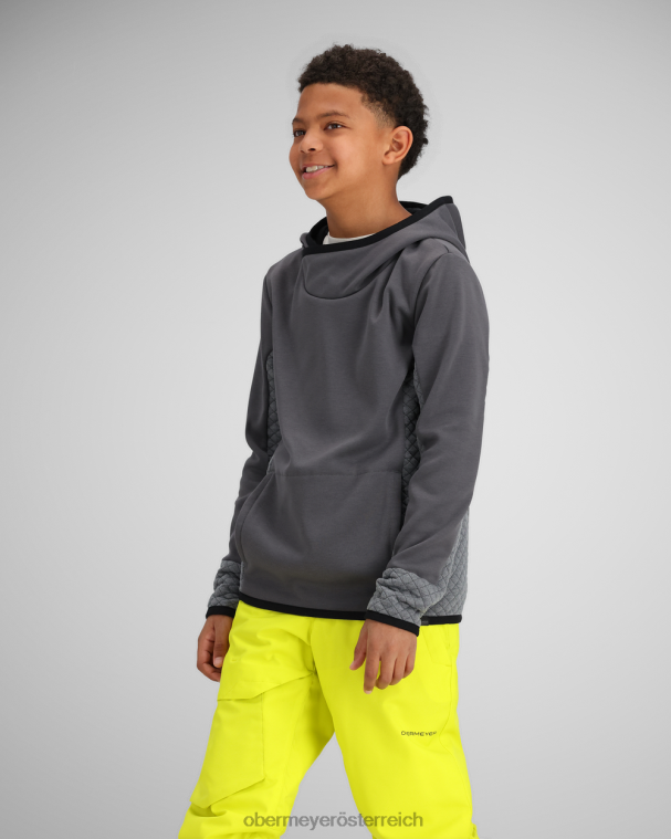 Asher FLC Kapuzenpullover Obermeyer Kohle R20L8669 Kleidung