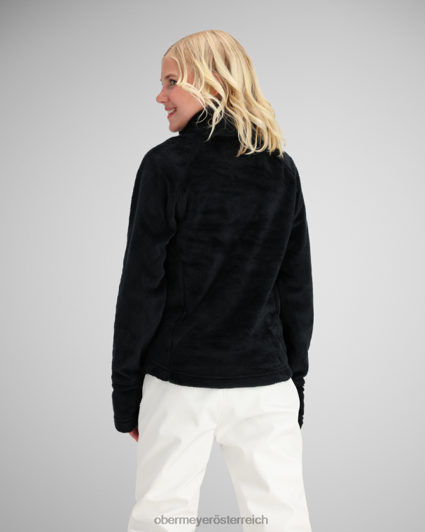 Pelziges Fleece-Oberteil Obermeyer Schwarz R20L8619 Kleidung