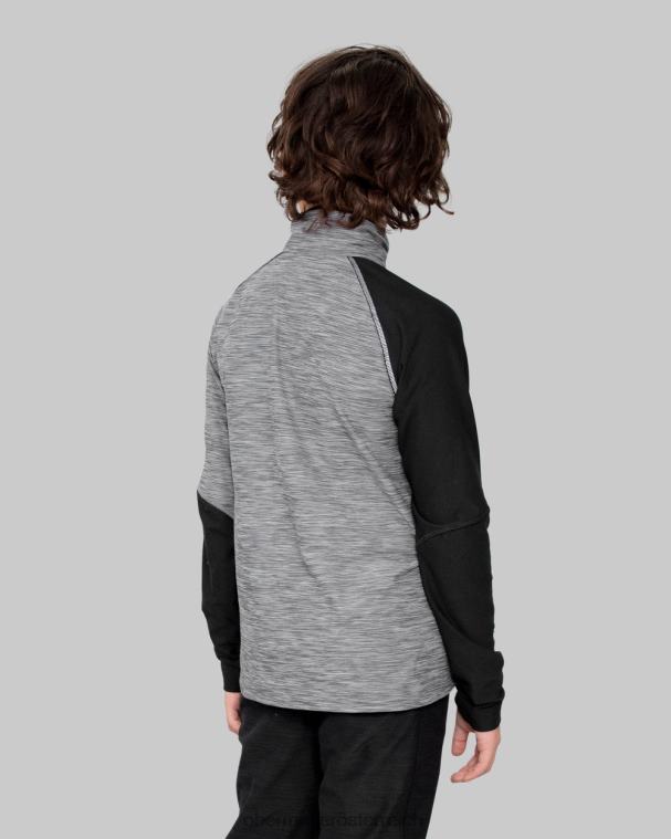 Transport 1/4 Reißverschluss Obermeyer Schwarz R20L8673 Kleidung