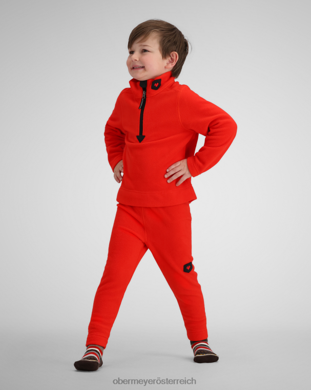 Ultra Gear-Oberteil mit Reißverschluss Obermeyer Rot R20L8524 Kleidung