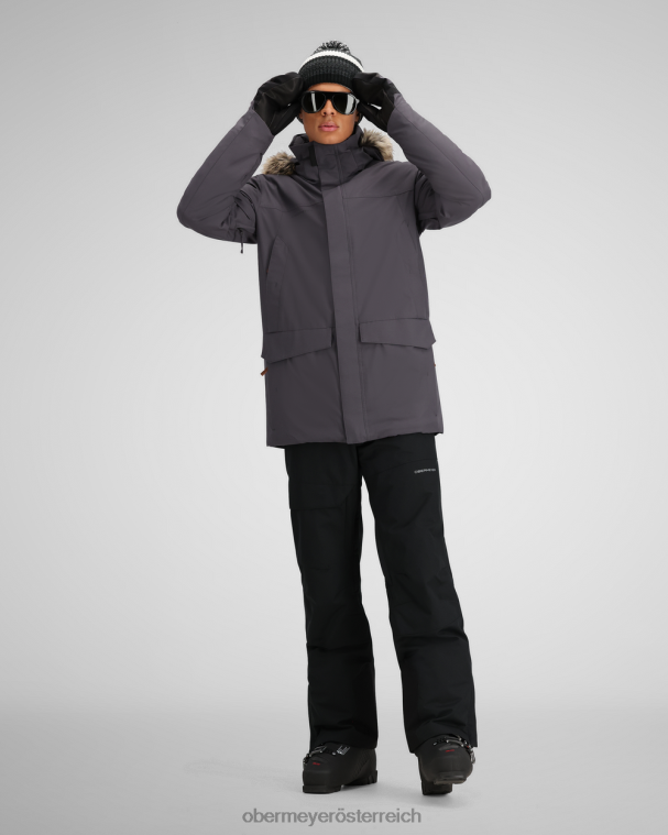 Ridgeline-Jacke mit Kunstfell Obermeyer Basalt R20L8392 Kleidung